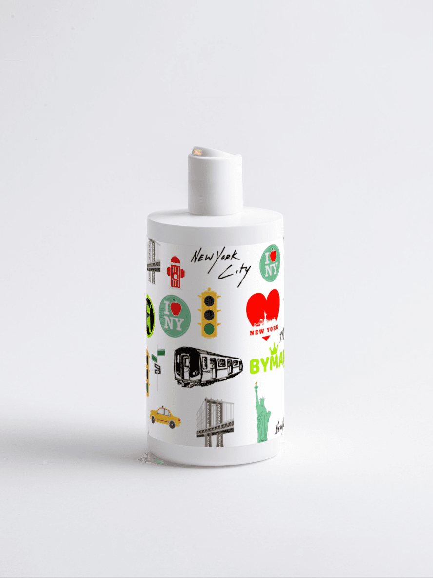 Gentle plant-based vegan shampoo bottle for hydrating volumizing and smoothing all hair types