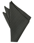 Venetian paisley pattern pocket square in vibrant poly-woven fabric for formal menswear
