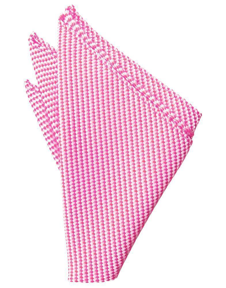 Venetian paisley pattern pocket square in vibrant poly-woven fabric for formal menswear — view 4