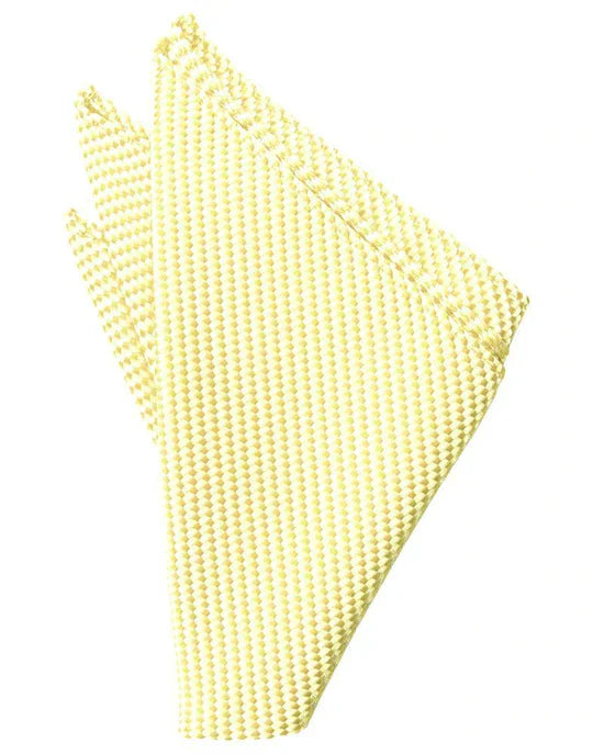 Venetian paisley pattern pocket square in vibrant poly-woven fabric for formal menswear — view 5