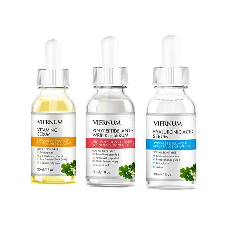 Vifrnum Vitamin C Serum bottle with hyaluronic acid for brightening and hydrating daily skincare routines — view 4