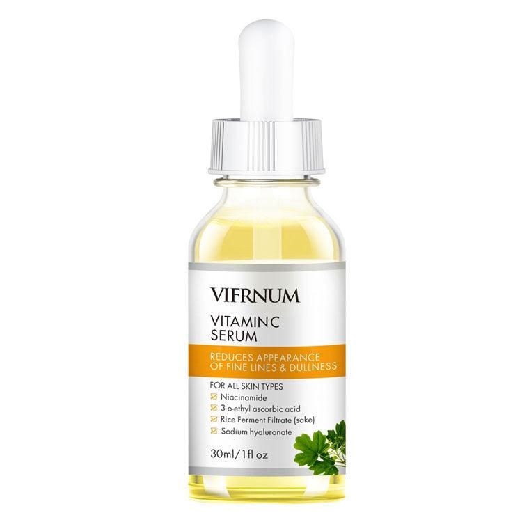 Vifrnum Vitamin C Serum bottle with hyaluronic acid for brightening and hydrating daily skincare routines — view 5
