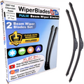 2007 Chevrolet Aveo (Hatchback) Wiper Blades w/1yr Warranty (Set of 2) Wipers-0