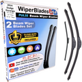 2014 Dodge Durango Wiper Blades w/1yr Wear Warranty (Set of 3) w/Rear Wipers-0