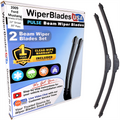 2009 Ford Mustang (Shelby GT500) Wiper Blades w/1yr Warranty (Set of 2) Wipers-0