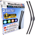 2025 Jeep Grand Wagoneer L Wiper Blades w/1yr Wear Warranty (Set of 2) Wipers-0