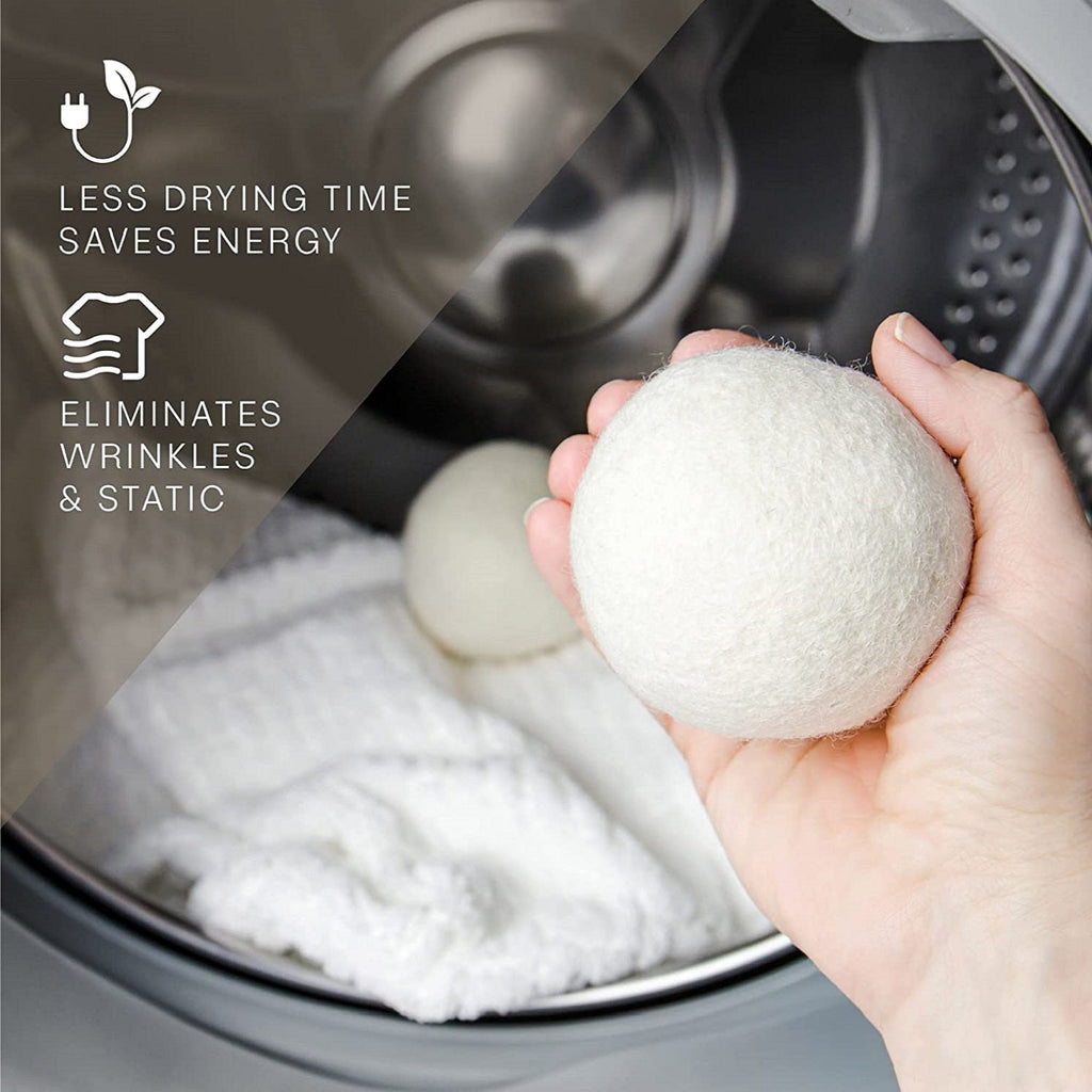 Eco home essentials bundle with toilet cleaner tablets wool dryer balls and laundry detergent sheets — view 4