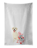 Labrador Retriever Yellow #1 so Loved Kitchen Towel Set of 2-0