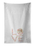 Labrador Retriever #5 LOVE Kitchen Towel Set of 2-0