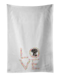 Black Labrador Retriever Love Kitchen Towel Set of 2-0