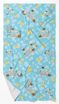 Tricolor Cardigan Corgi Bath Towel Large-0