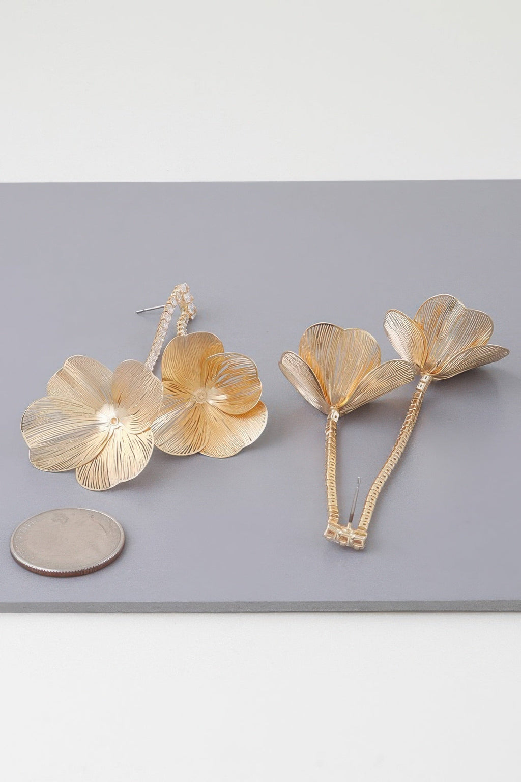 Women's Delicate Blossom Jewel Dangle Earrings Prêt-à-Porter BYMANYC ® New York - New Collection-2