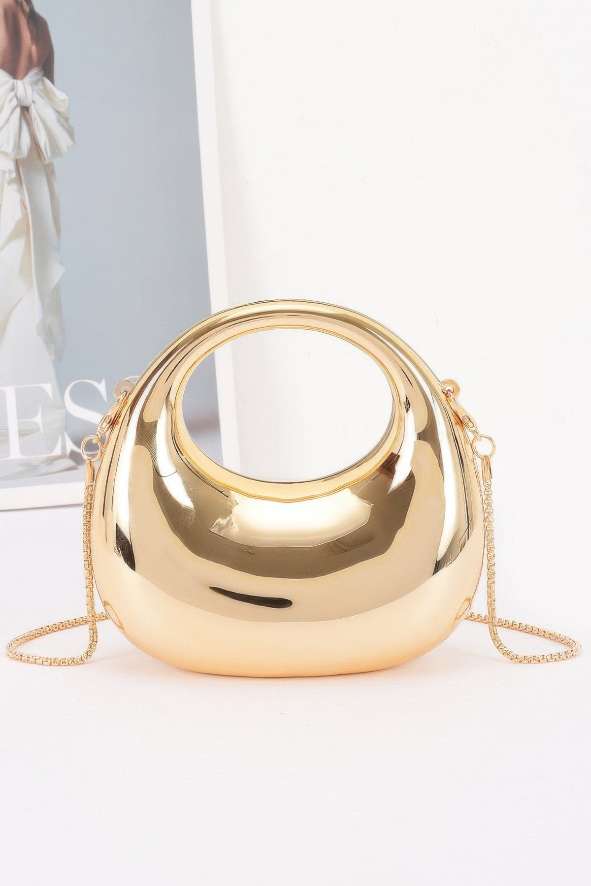 Women's Mini Bag Acrylic BYMANYC ® New York CONTEMPORARY CLEAR STRUCTURED PURSE - New Collection-1
