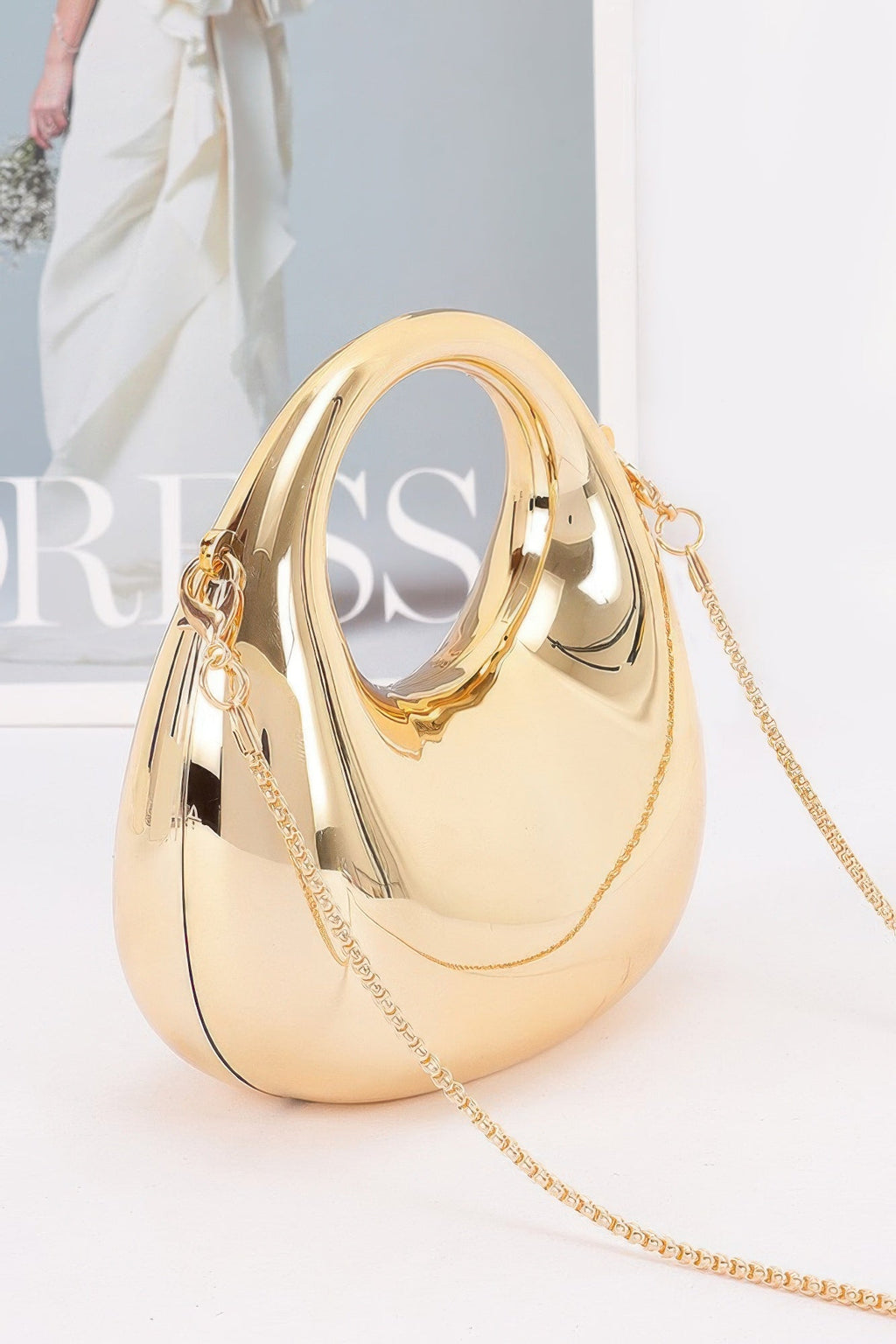 Women's Mini Bag Acrylic BYMANYC ® New York CONTEMPORARY CLEAR STRUCTURED PURSE - New Collection-2