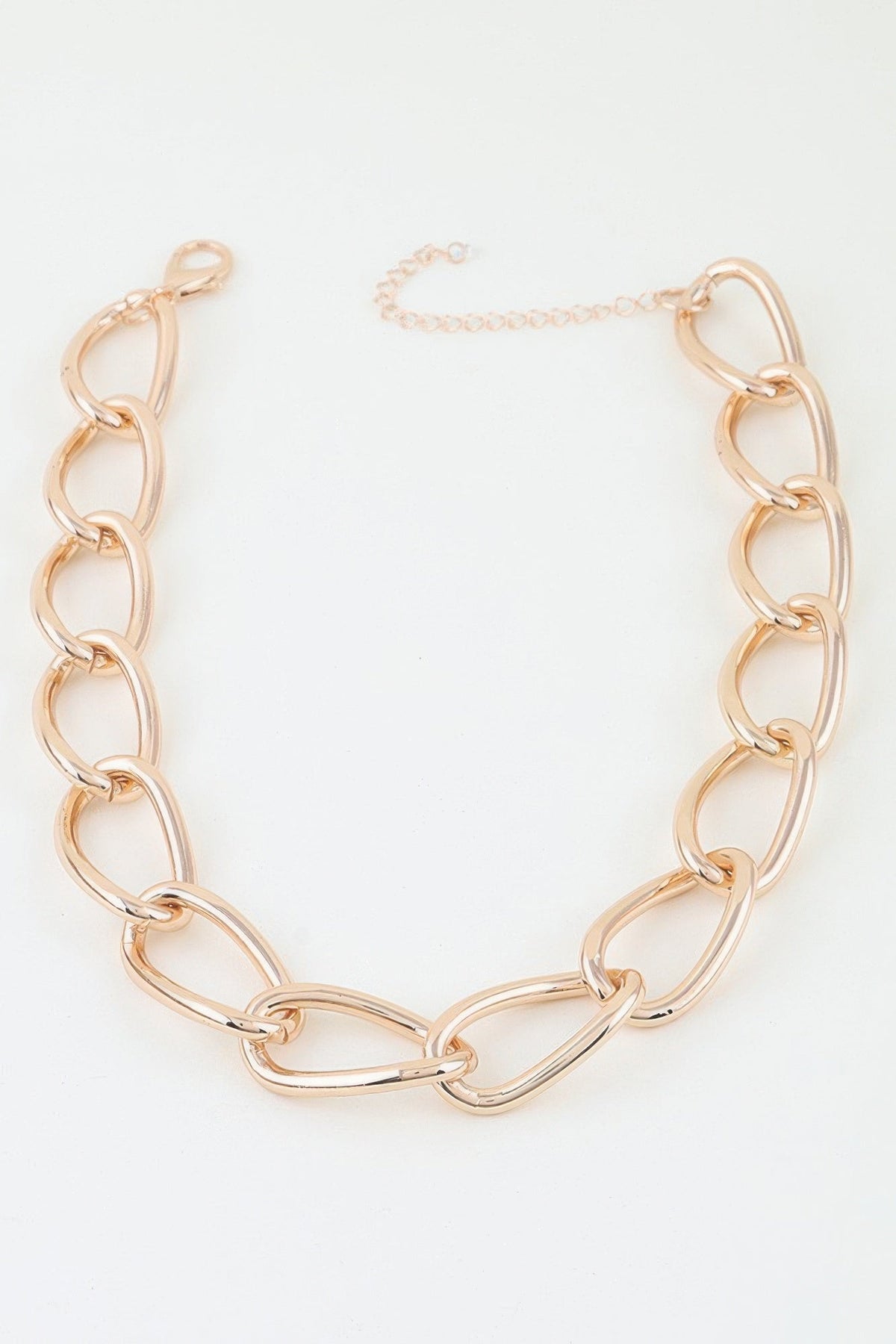Women's Polished Twist Chain Statement Necklace Prêt-à-Porter BYMANYC ® New York - New Collection-1