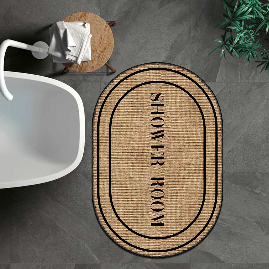 Arizona bath mat with vintage boho design, non-slip cotton base, and low-pile chenille surface — view 2