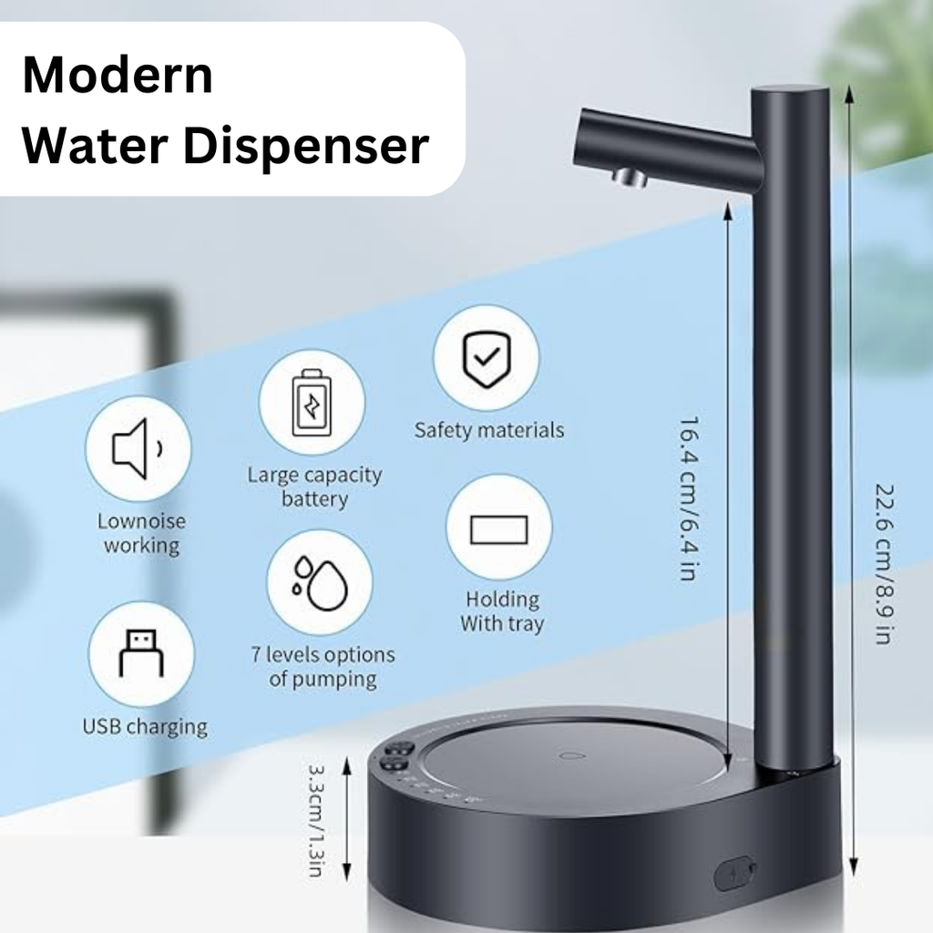 SYPS Desktop Water Dispenser Mini Fridge and Filtration System - Refurbished-3