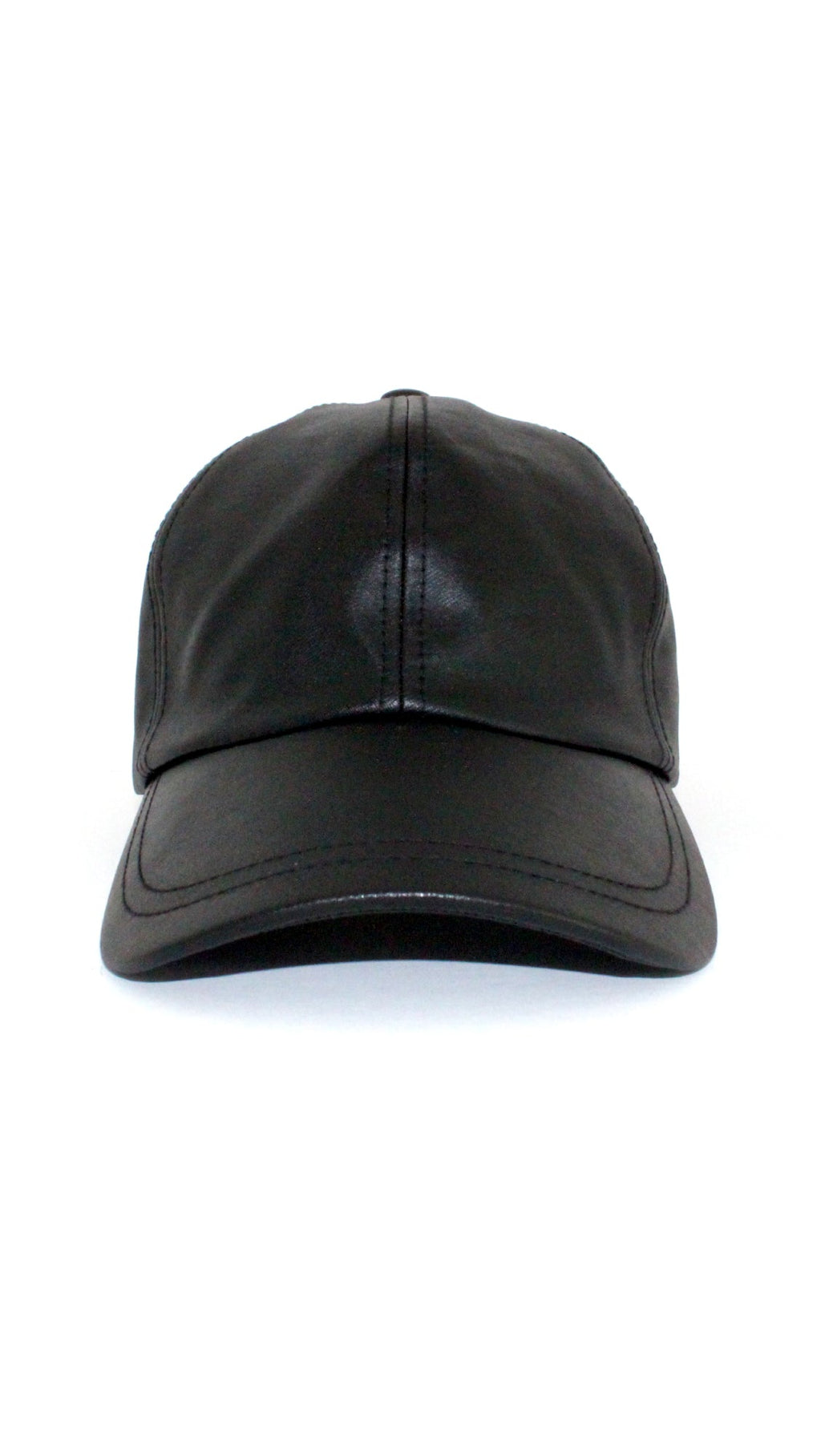 Waxed Baseball Cap - Black-1