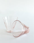 Handblown Hammered Funneled Glasses | Set of 2-4