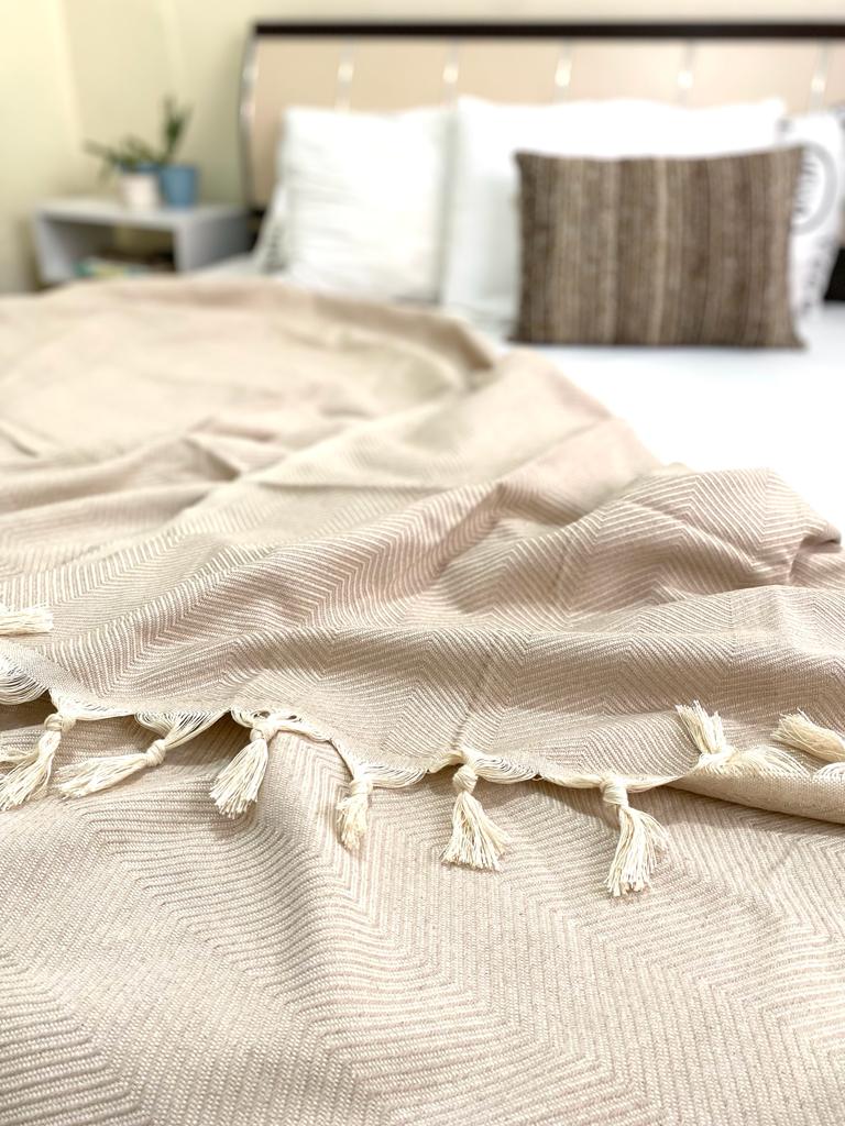 Handwoven blanket "Ayvalik"-5