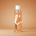 SatinGel caramel flavored water-based personal lubricant bottle for intimate couples play