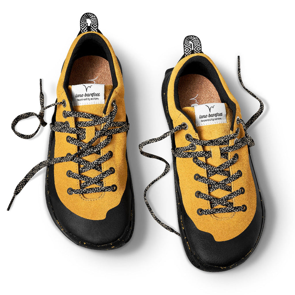 WILD outdoor trail hiking shoes in premium water-resistant biodegradable suede with slip-resistant flat soles — view 3