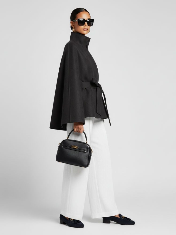 Women's Cape Jacket GRAMERCY PARK ECO FASHION BYMANYC ® New York-1