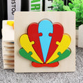 Wooden 3D panel educational toy for kids featuring colorful animal and vehicle puzzle pieces
