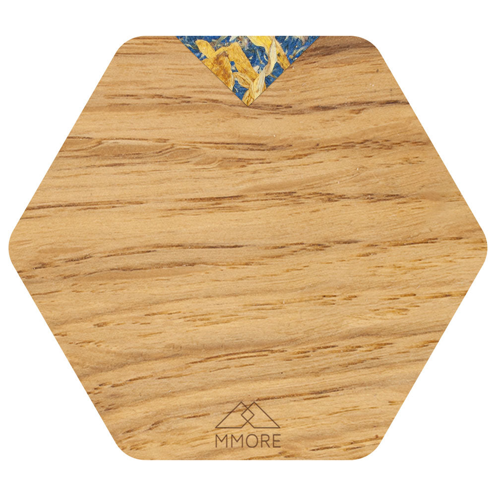 PERSONALIZED Wooden Coasters - Oak / Set of 4 Coasters-5