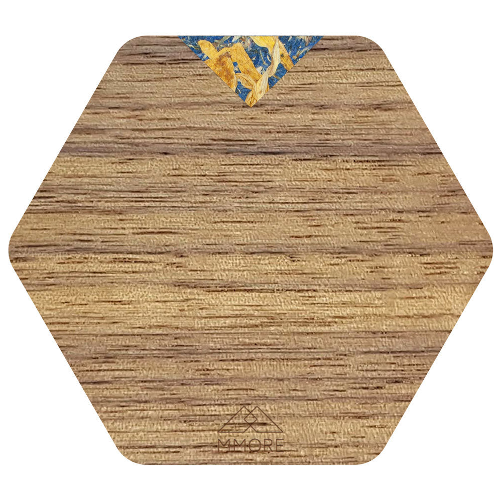 PERSONALIZED Wooden Coasters - American Walnut / Set of 4 Coasters-5