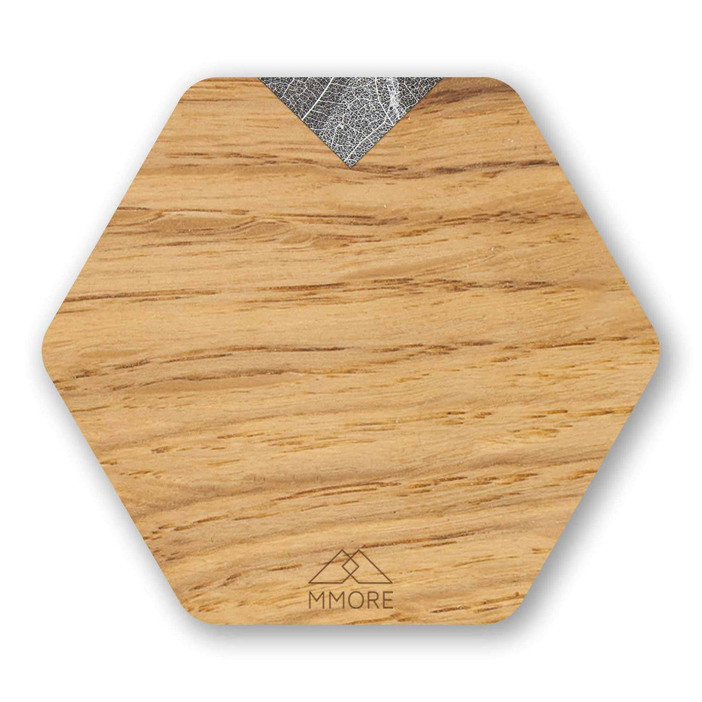 PERSONALIZED Wooden Coasters - Oak / Set of 4 Coasters-10