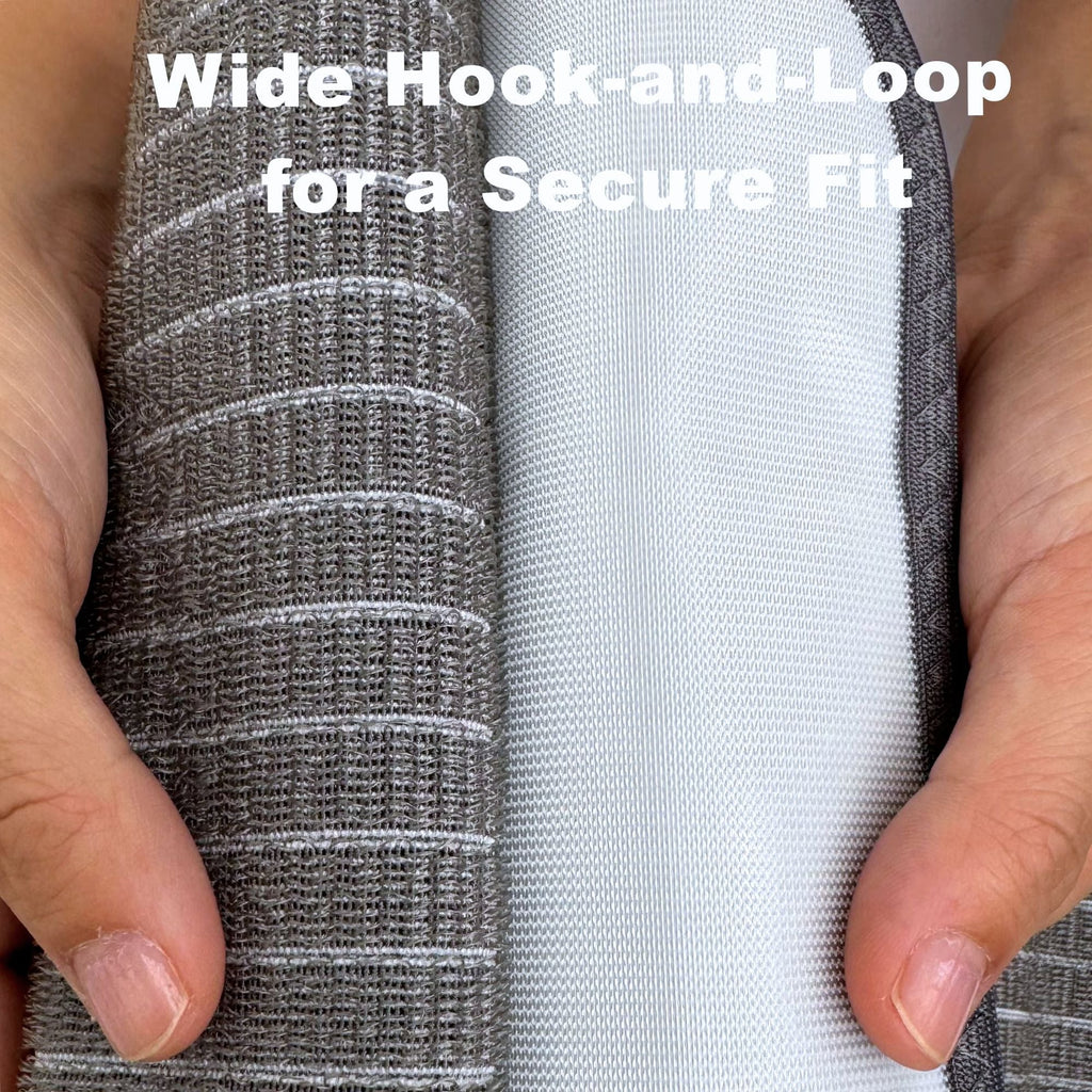 Postpartum recovery belt in soft breathable mesh fabric with adjustable crossover straps for abdominal support. — view 5