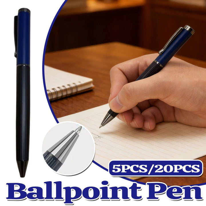 Premium Metal Ballpoint Pen Set Business Executive Writing 5 or 20 Piece Pack