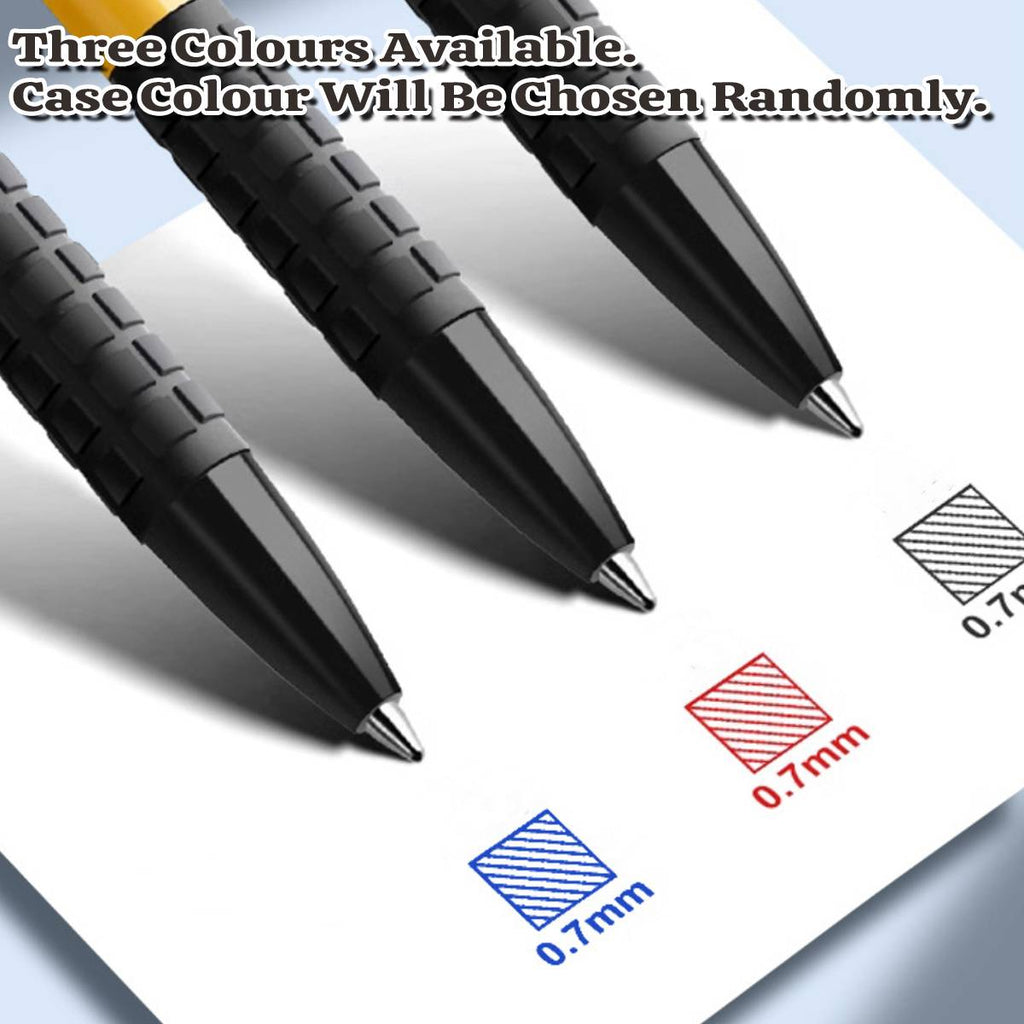 10 piece push button ballpoint pen set for office and school with an ergonomic grip — view 5
