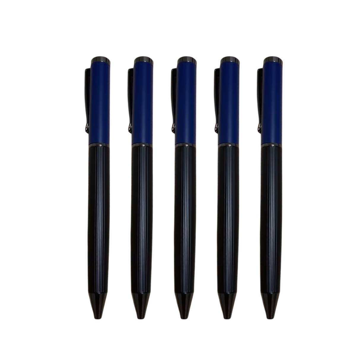 Premium metal ballpoint pen set in sleek finish perfect for executive business and office writing — view 2