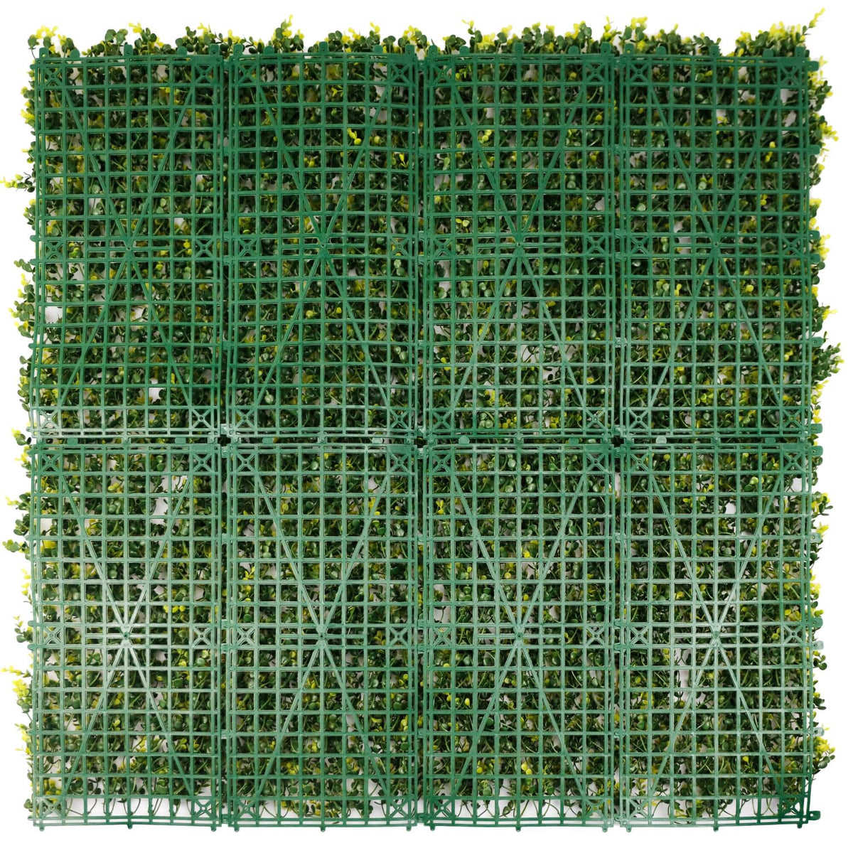 Yellow English Boxwood Artificial Vertical Garden Green Wall Panel 40×40in 11 SQ FT – UV Resistant – Commercial Grade-2