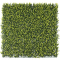 Yellow English Boxwood Artificial Vertical Garden Green Wall Panel 40×40in 11 SQ FT – UV Resistant – Commercial Grade-0