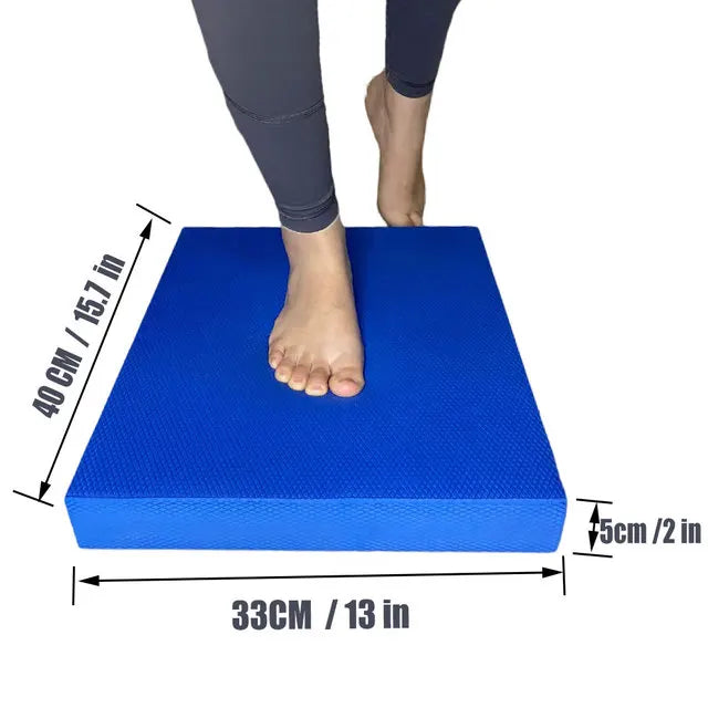 Textured soft TPE foam balance pad exercise cushion for yoga, physical therapy, and core strength — view 4