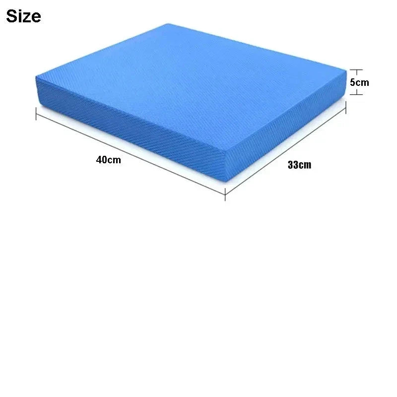 Blue NNEOBA non slip yoga balance pad made of TPE foam for fitness and Pilates — view 3