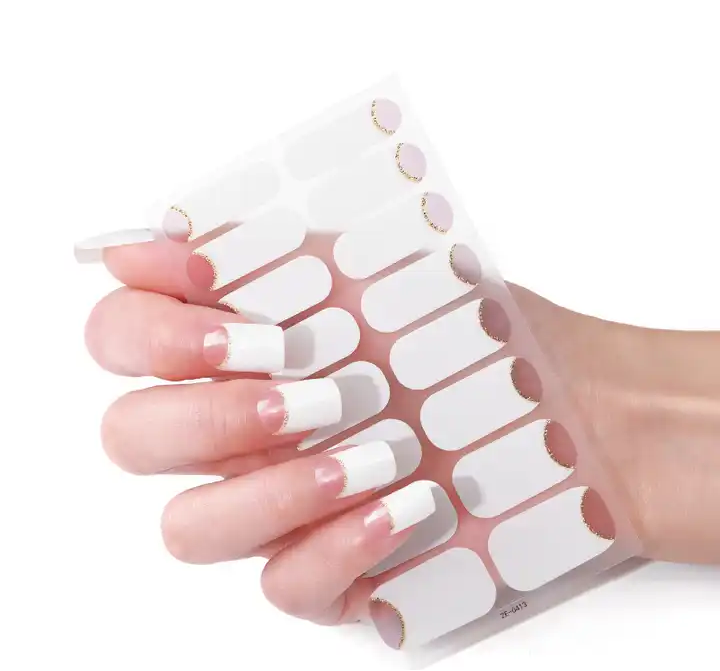 French Nails Gel Nails-1