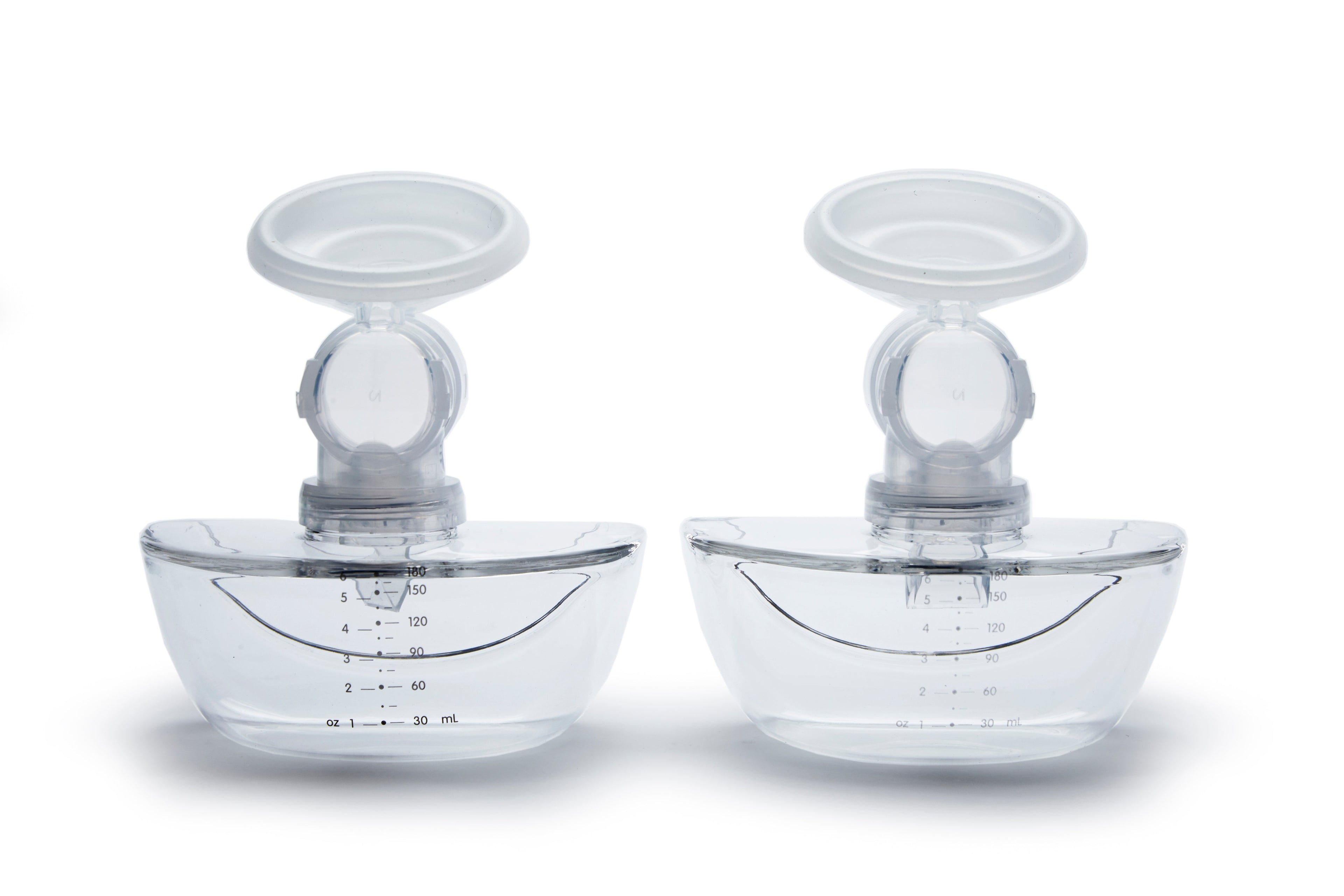 Clear silicone breast shield replacement parts kit for nursing mothers, ensuring efficient and hygienic pumping — view 3
