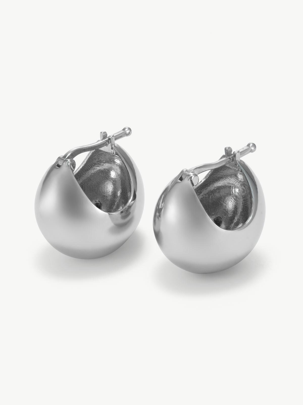 Sterling silver Hoop Earrings – Zadie | No More Nobody-0