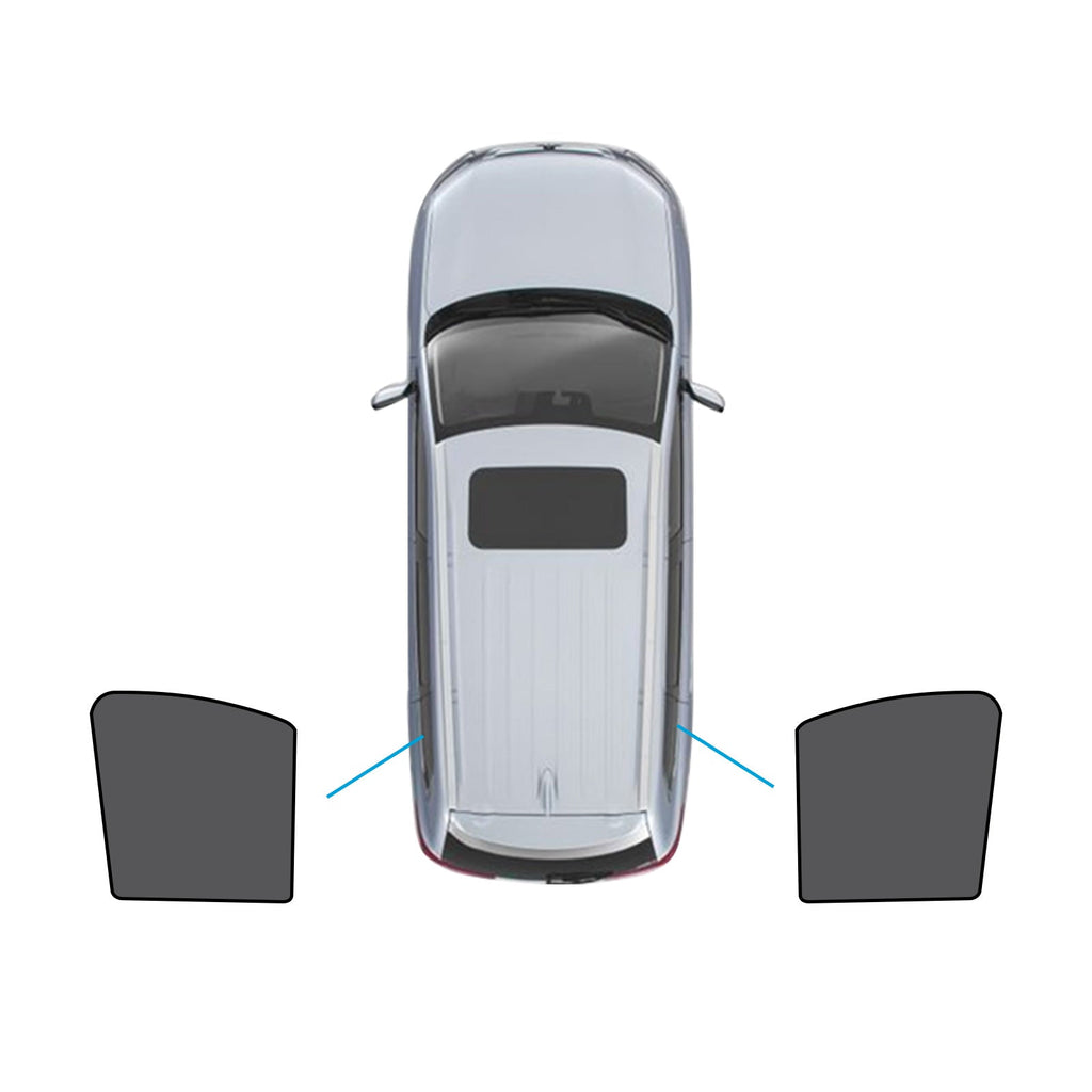 Black magnetic car window shade installed on an LDV G10 vehicle window for UV protection — view 3