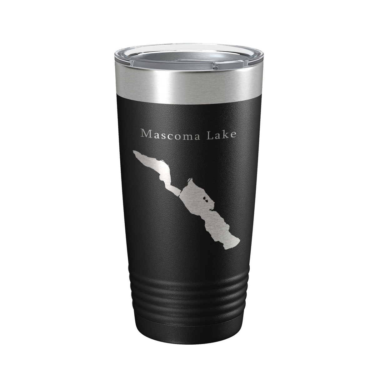 Mascoma Lake Map Tumbler Travel Mug Insulated Laser Engraved Coffee Cup New Hampshire 20 oz-0