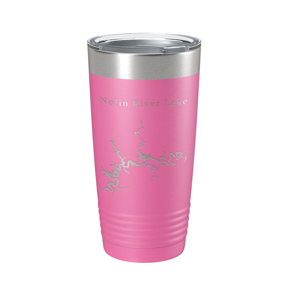 Nolin River Lake Map Tumbler Travel Mug Insulated Laser Engraved Coffee Cup Kentucky 20 oz-11