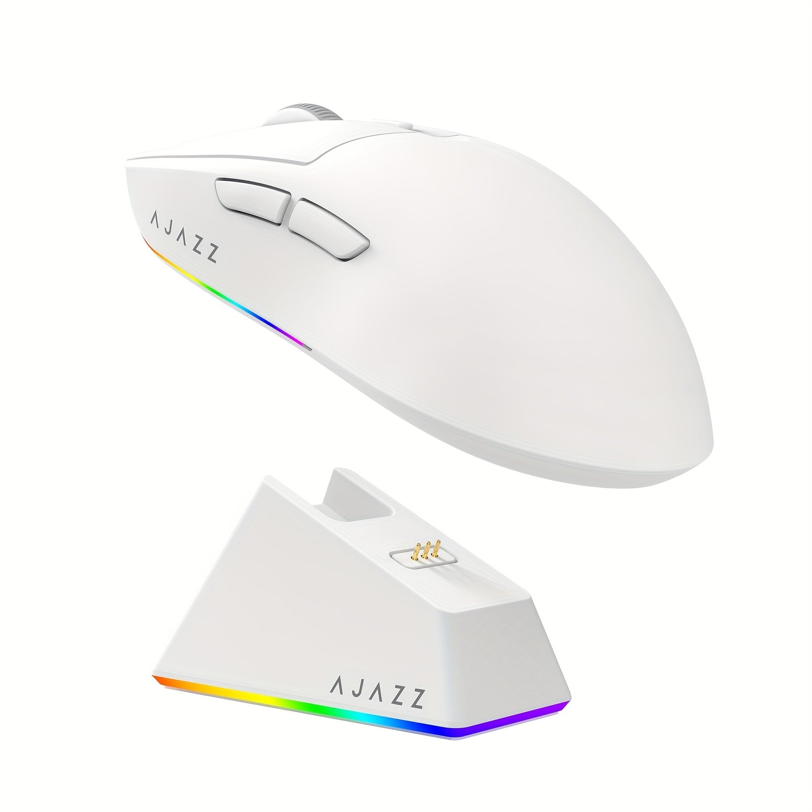 NNETM ultra-lightweight 66g wireless gaming mouse with ergonomic design and adjustable DPI buttons