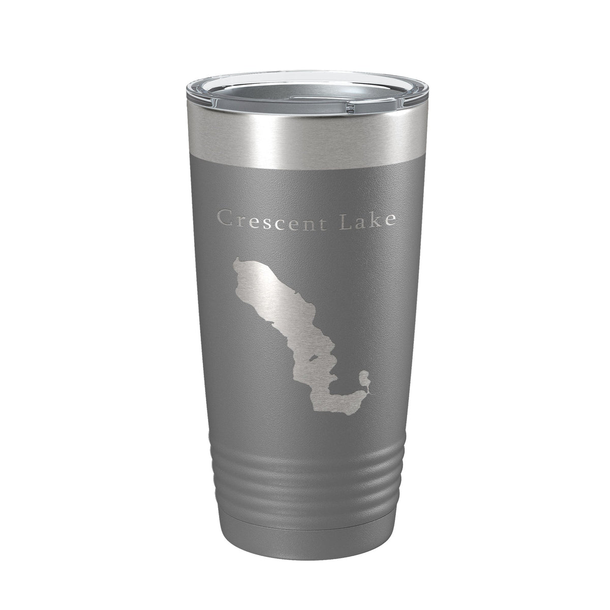Crescent Lake Map Tumbler Travel Mug Insulated Laser Engraved Coffee Cup Florida 20 oz-16