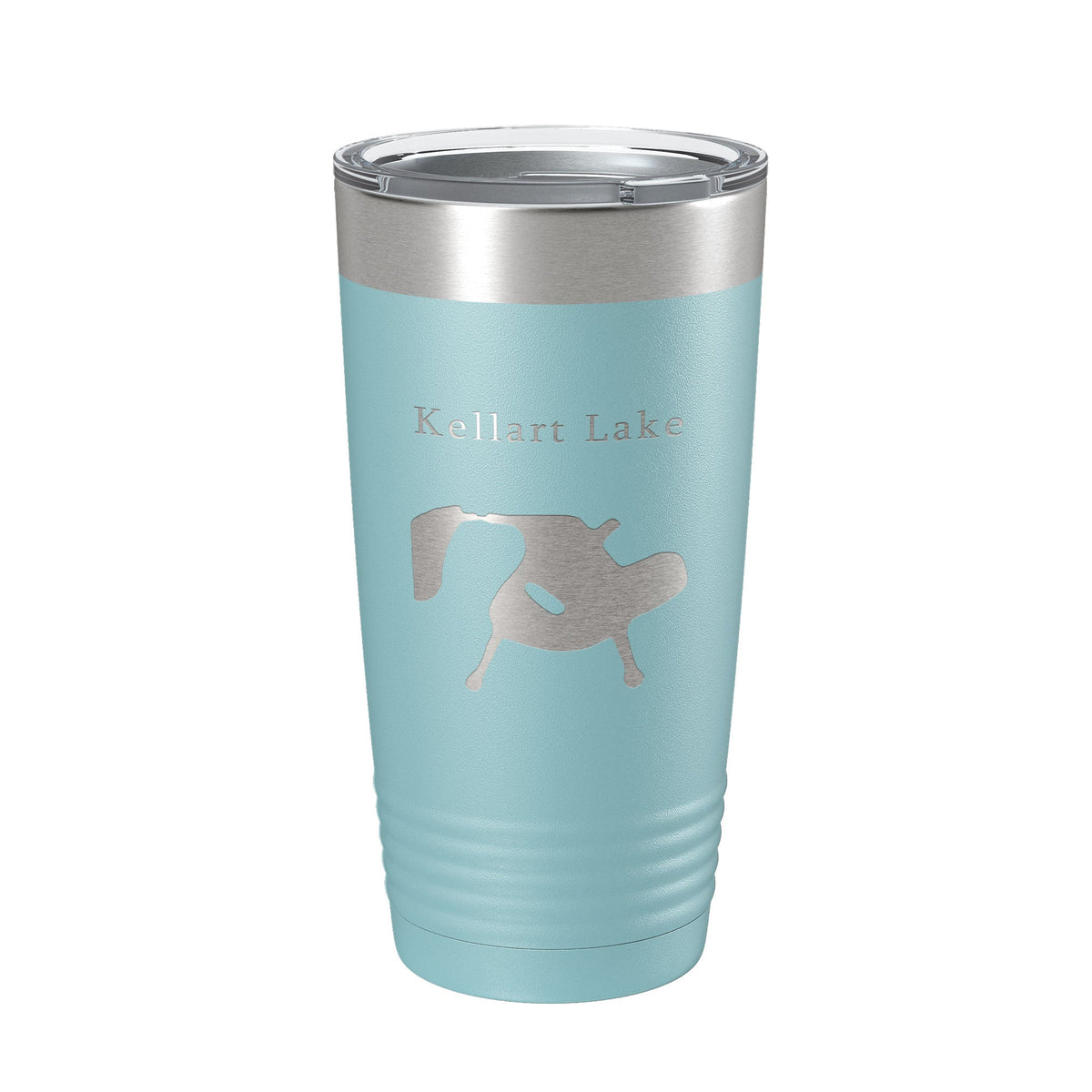 Kellart Lake Map Tumbler Travel Mug Insulated Laser Engraved Coffee Cup Illinois 20 oz-13