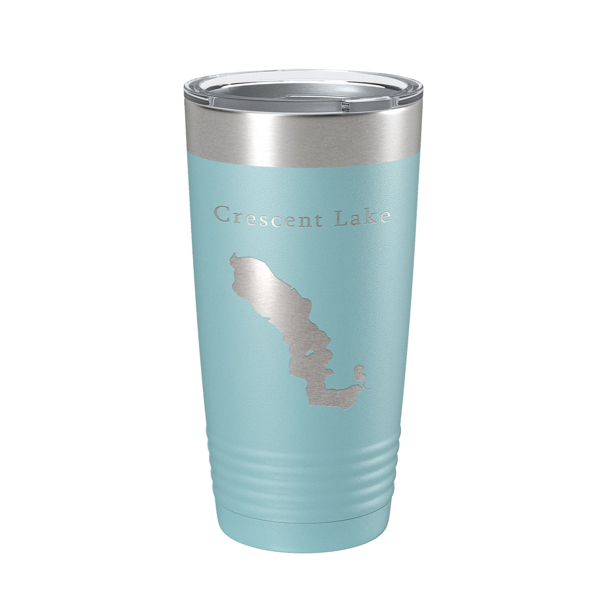 Crescent Lake Map Tumbler Travel Mug Insulated Laser Engraved Coffee Cup Florida 20 oz-13