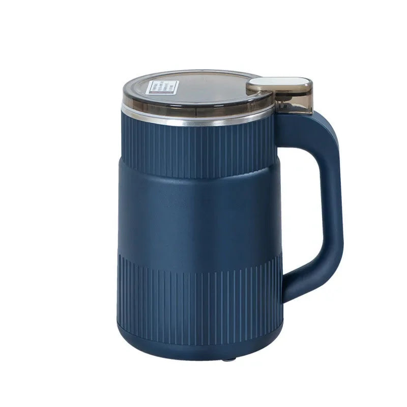 NNEOBA electric coffee grinder, sleek blue and white 500ml countertop mill for beans and spices